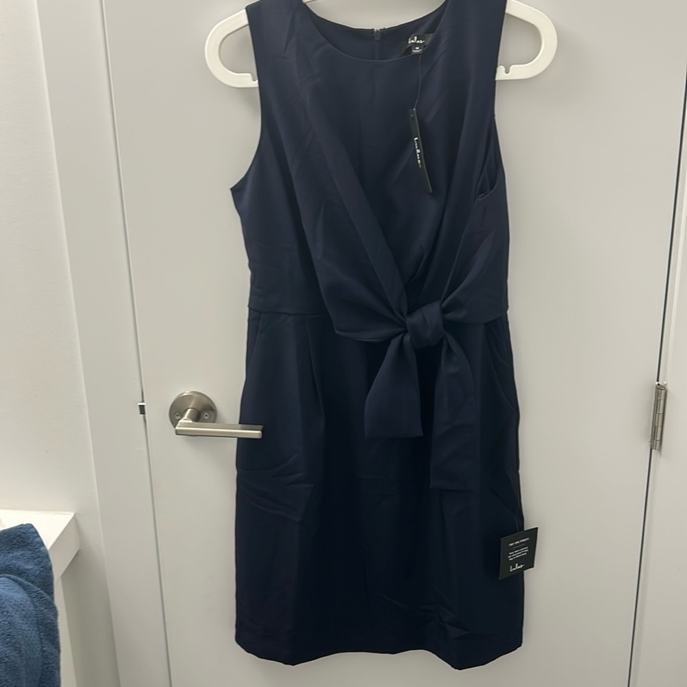 Lulus navy blue dress M NWT